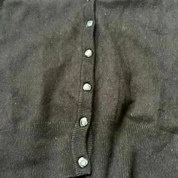 TALULA Babaton | Aritzia black cashmere blend vest with buttons - Picture 4 of 11